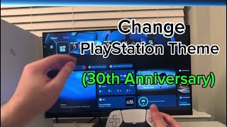 How to change start up screen amp theme on PS5 to PS1 PS2 PS3 amp PS4 30th Anniversary Edition [upl. by Ahoufe]