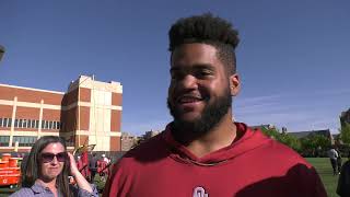 Jacob Lacey postpractice interview  April 12 2024 [upl. by Livia]