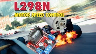 Arduino Control DC Motor Speed with L298N module [upl. by Tuneberg]