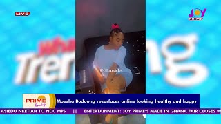 Socialite Moesha Bodoung resurfaces online appearing healthy and happy [upl. by Narhem]