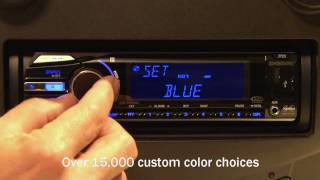 Sony CDXGT650UI CD Receiver Display and Controls Demo  Crutchfield Video [upl. by Pinebrook]