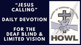 “Jesus Calling” devotion – Nov 11 [upl. by Nalro]
