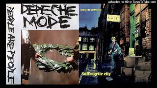 DEPECHE MODE  DAVID BOWIE People in Suffragette city DoM mashup [upl. by Thurber506]