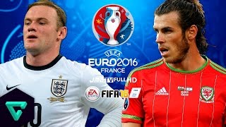 England vs Wales  UEFA Euro 2016 Simulation  FIFA 16 [upl. by Aronson32]