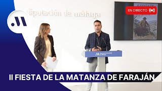 Presentación de la II Fiesta de la Matanza de Faraján [upl. by Liv]