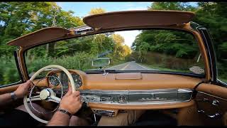 1961 Mercedes Benz 300SL Roadster test drive [upl. by Nysa]