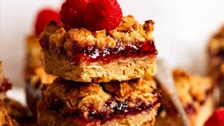 Raspberry Jam Oat Bars [upl. by Ilyk]