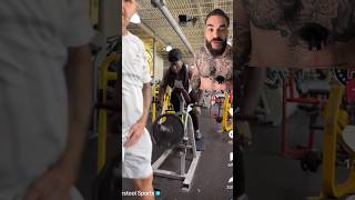 Dad Was Just BANNED From the Gym For This lol gymhumour gymfail trending [upl. by Shwalb]