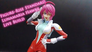 FigureRise Standard Lunamaria Hawke Live Build Vtuber yes this kit has soft boob parts [upl. by Asille]