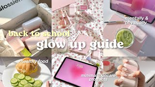 🍵🩰how to glow up for school during summer💌 Pinterest girl back to school glow up guide [upl. by Josefina]