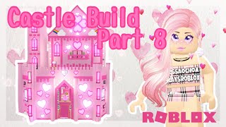 ♡ PRINCESS SKY CASTLE SPEED BUILD PART 8 ♡ ADOPT ME ROBLOX Leah Ashe Castle [upl. by Astiram]