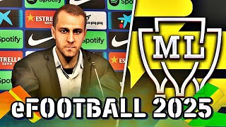 EFOOTBALL 2025  A NOVA MASTER LEAGUE INFO OFICIAL [upl. by Silbahc]