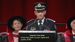 Griffith University Commencement Speech Corey Allen July 2017 [upl. by Shelba738]