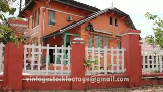 French Colonial Building in Indochina side view [upl. by Kellia]