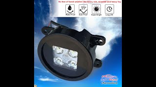 4 Led White Metal Round Fog Light for Swift [upl. by Karame]