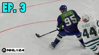 Rookie Superstar  NHL 24  Franchise Ep3 [upl. by Ynnek]