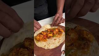 Yummy 😋 Paneer tikka roll tawaroll food cooking paneerroll youtubeshorts viralvideo [upl. by Yellah]