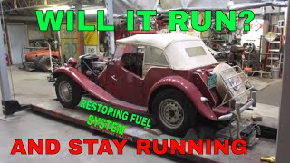 Saving A Ratty Barn Find MG TD Parked 45 Years pt2 [upl. by Rockey]