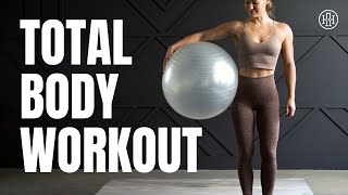 Total Body Stability Ball Workout [upl. by Clayborn]