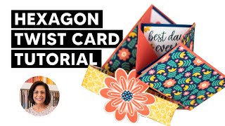 🔴Make This Fun Fold Hexagon Pocket Card With a Twist [upl. by Lou]