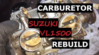 Suzuki VL1500 Intruder carburetor cleaning and renewing  karburátor tisztítás és felújítás [upl. by Llenhoj477]