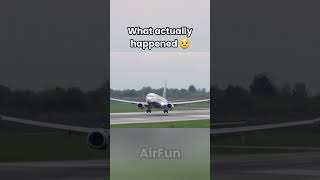 Ryanairs Smoothest landing aviation plane avgeek airline landing flight viral boeing737 [upl. by Eigger]