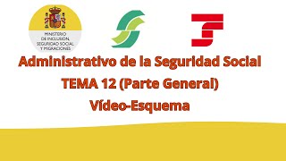 TEMA 12 Parte general administrativo de la Seguridad Social [upl. by Hsiwhem]