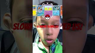 Slowpoke slowed us foryou fyp pokemon packopening [upl. by Nabroc522]