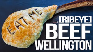 Beef Wellington with a 3lb Tomahawk Ribeye  SAM THE COOKING GUY 4K [upl. by Ahsilrak]