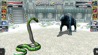 Titanoboa VS Indricotherium  Jurassic Park Builder GLACIER Tournament Android Gameplay [upl. by Bak299]