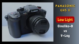 Panasonic GH5 II Low Light CinelikeD vs VLog [upl. by Festa]