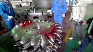 pelton runner machining and testing [upl. by Hunley]