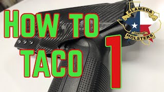 HOW TO MAKE A TACO HOLSTER 1 of 2 [upl. by Litt881]