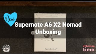 Check Out the Brand New Supernote A6 X2 Nomad Unboxing [upl. by Nivart]