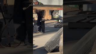 Moving roll off rails onto a new truck [upl. by Jami]