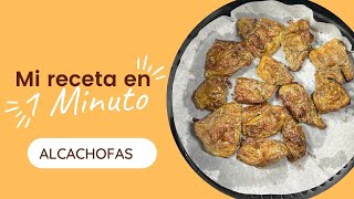 Alcachofas Crujientes en AirFryer una receta sencilla y rica [upl. by Ainerbas652]