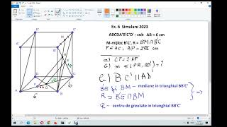 Rezolvarea exerciţiului 6 de la Simularea de Matematică – Clasa a 8 din 2023 [upl. by Coralie]