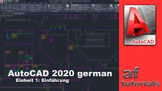 AutoCAD 2020 deutsch  Einheit 1  Einführung [upl. by Clarance277]