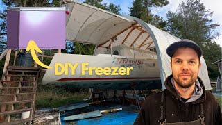 Boat Build DIY Freezer E117 [upl. by Lolly]