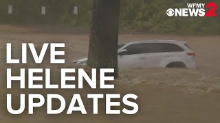 Live Helene updates  Latest conditions in North Carolina [upl. by Ayikahs]