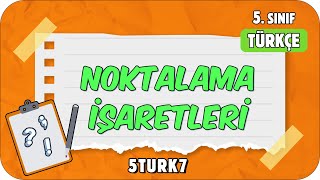 Noktalama İşaretleri 📙 tonguçCUP 2Sezon  5TURK7 2024 [upl. by Debbra]