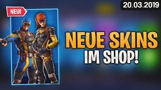 FORTNITE SHOP vom 203  🤖 Neue Skins 🛒 Fortnite Daily Item Shop von heute 20 März 2019  Detu [upl. by Geordie]