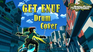 Get Enuf drum cover — Bomb Rush Cyberfunk [upl. by Einahpehs]