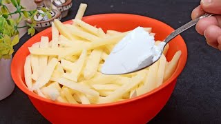 Le Secret des Pommes de terre Croustillantes et Sèches‼️👌 Recette des FRITES Parfaites  Make fries [upl. by Nerrat229]