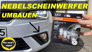 Nebelscheinwerfer auf LED umbauen amp Kurvenlicht codieren tutorial  Seat Ibiza KJ 6F FR  VCDS [upl. by Hpseoj539]