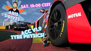 ACC version 19  Tyre physics  Assetto Corsa Competizione [upl. by Ytte]