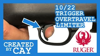 Ruger 1022  Charger  quotDouble Tapquot Trigger Overtravel Limiter  Shoot Faster [upl. by Simetra732]