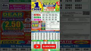 Lottery sambad live 100pm 220724 Morning Nagaland state dear lottery Result pdf Download [upl. by Mcgray160]