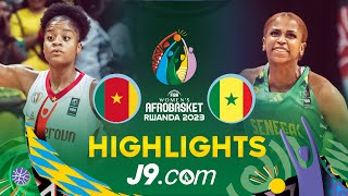 Cameroon 🇨🇲 v Senegal 🇸🇳  QuarterFinals  J9 Highlights  FIBA Womens Afrobasket 2023 [upl. by Waylen]