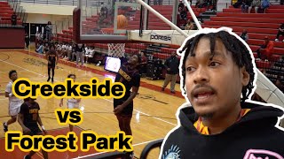 Creekside vs Forest Park Game Gets Crazy [upl. by Cirek]